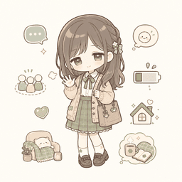 いつもニコニコ陰キャ(INIK) - URACARA キャラクター